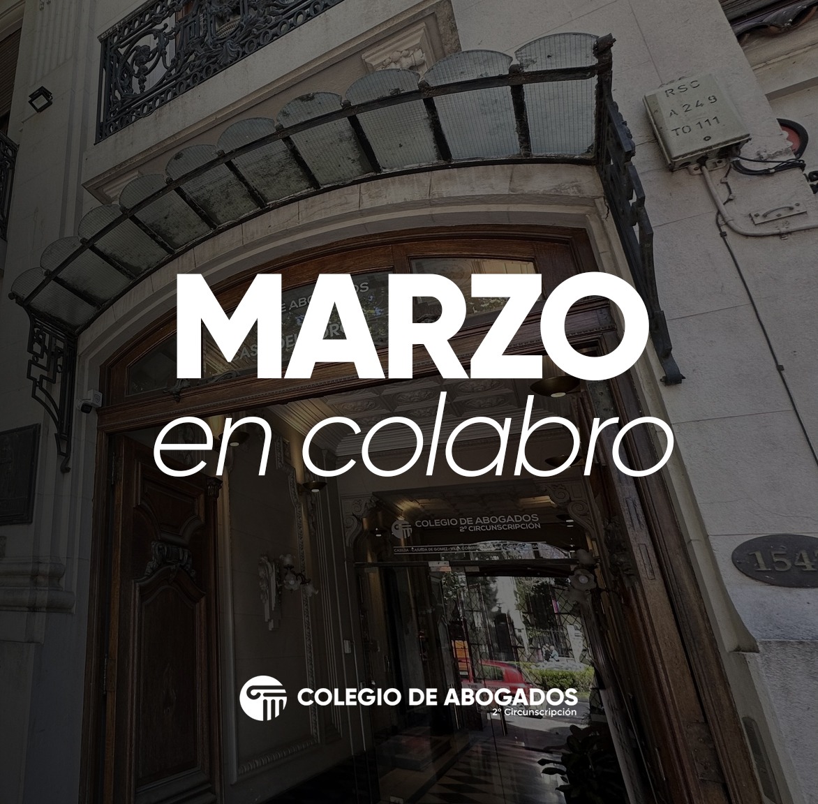 Marzo en el Colegio de Abogados de Rosario